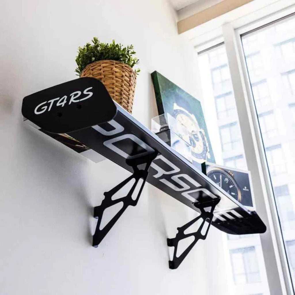 Porsche GT4 RS Inspired Spoiler Wall Shelf