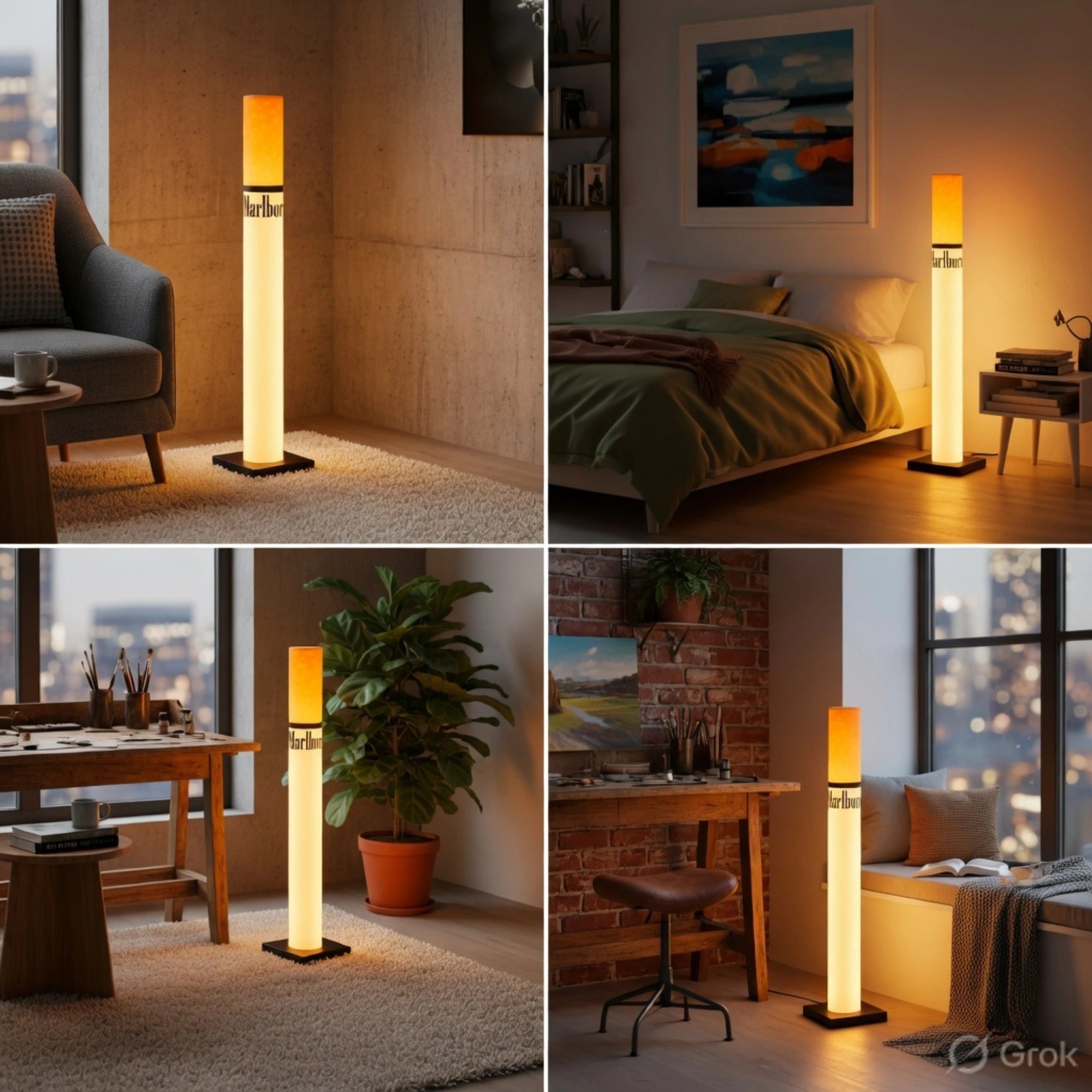 Aesthetic LED Floor Lamp