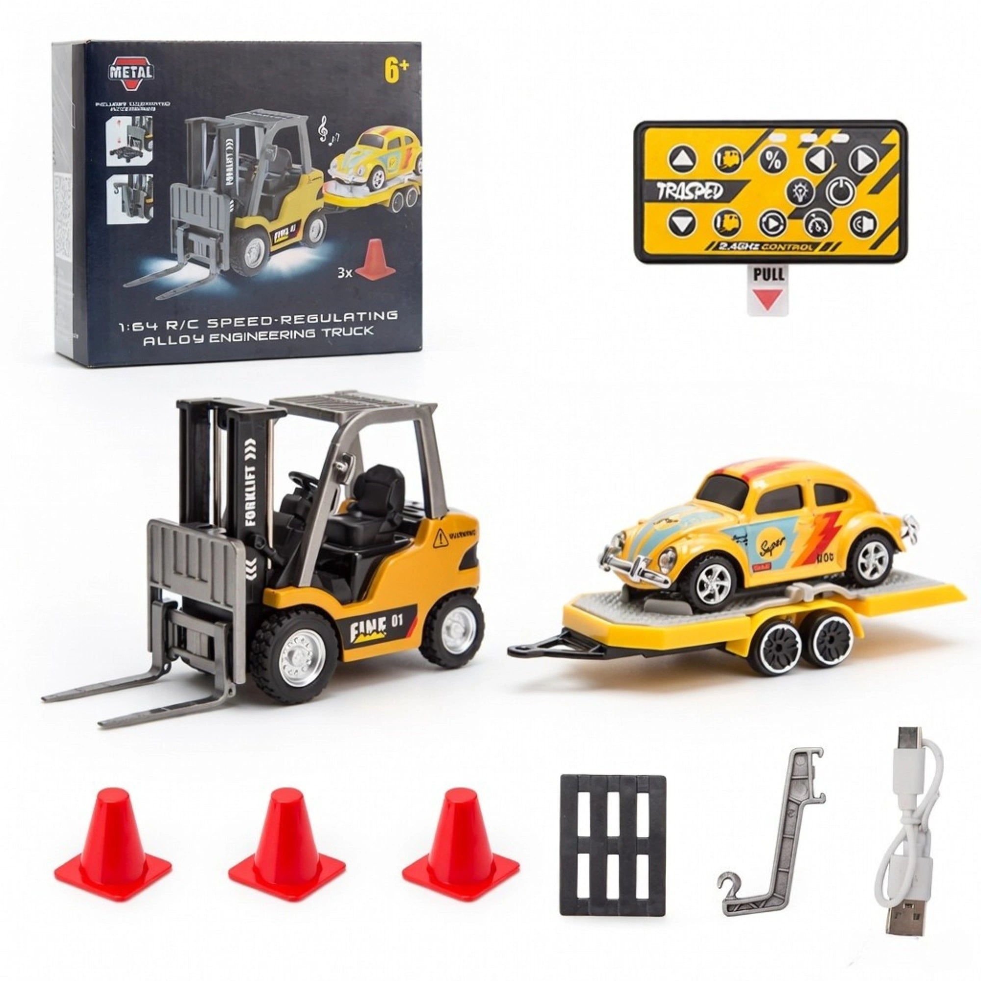 Mini Alloy Remote Control Forklift Truck