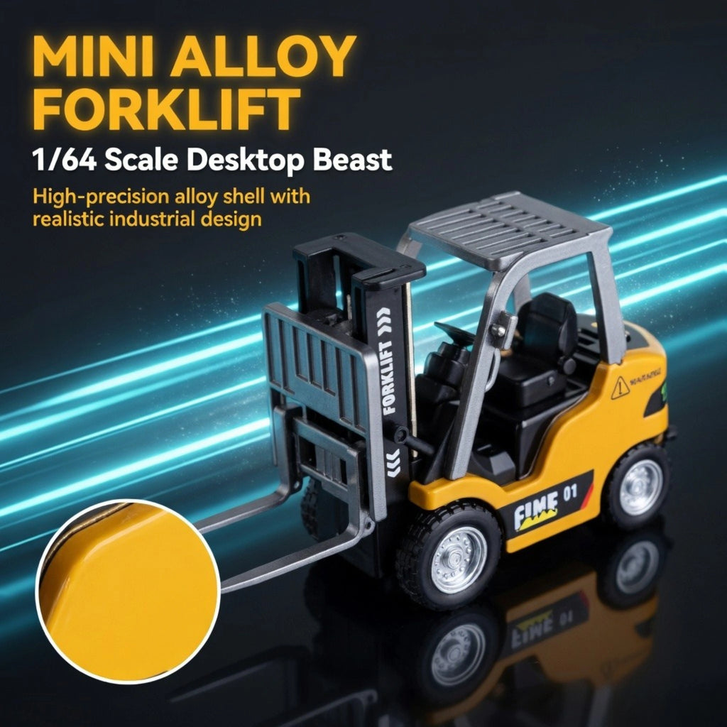Mini Alloy Remote Control Forklift Truck