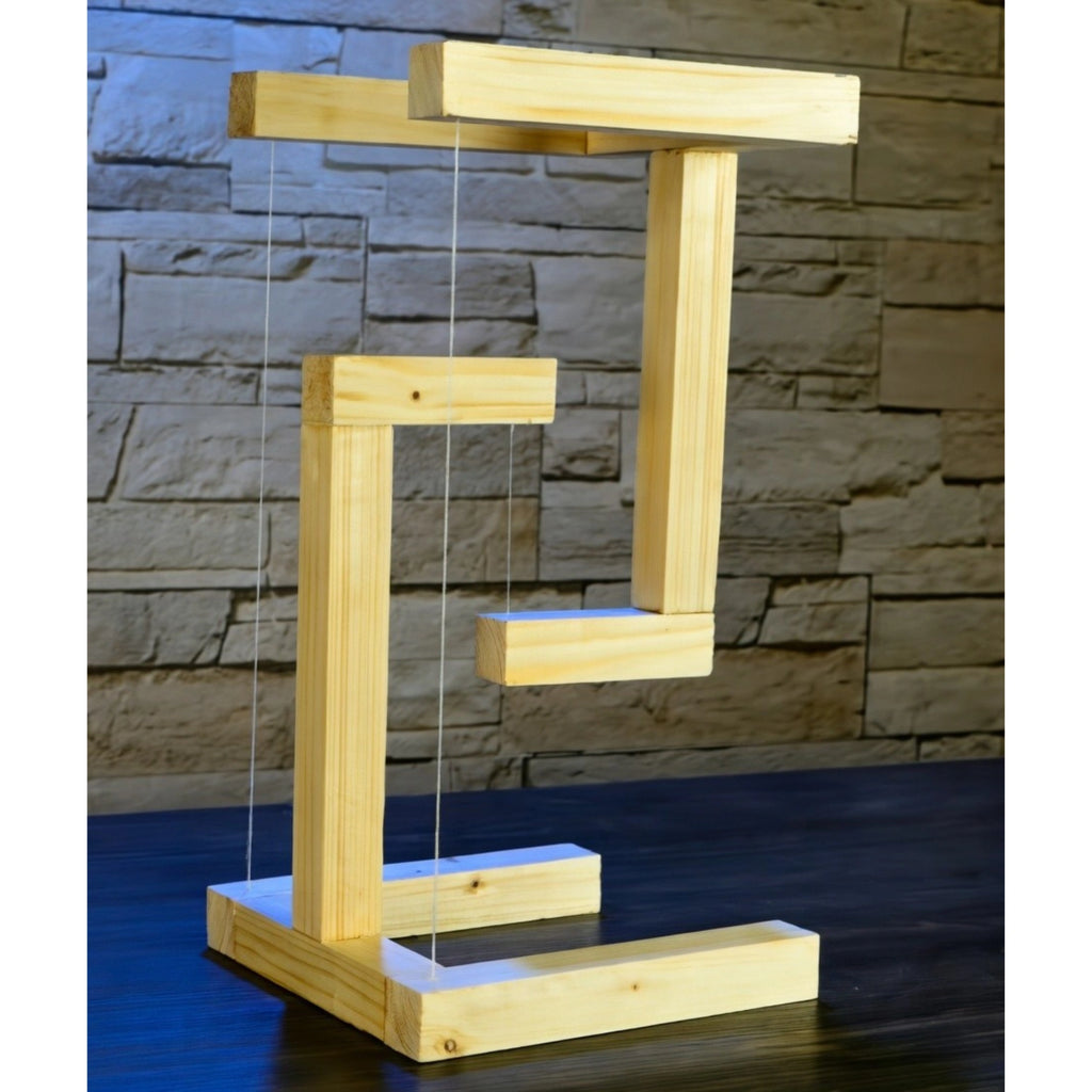 Anti-gravity Wooden Stand
